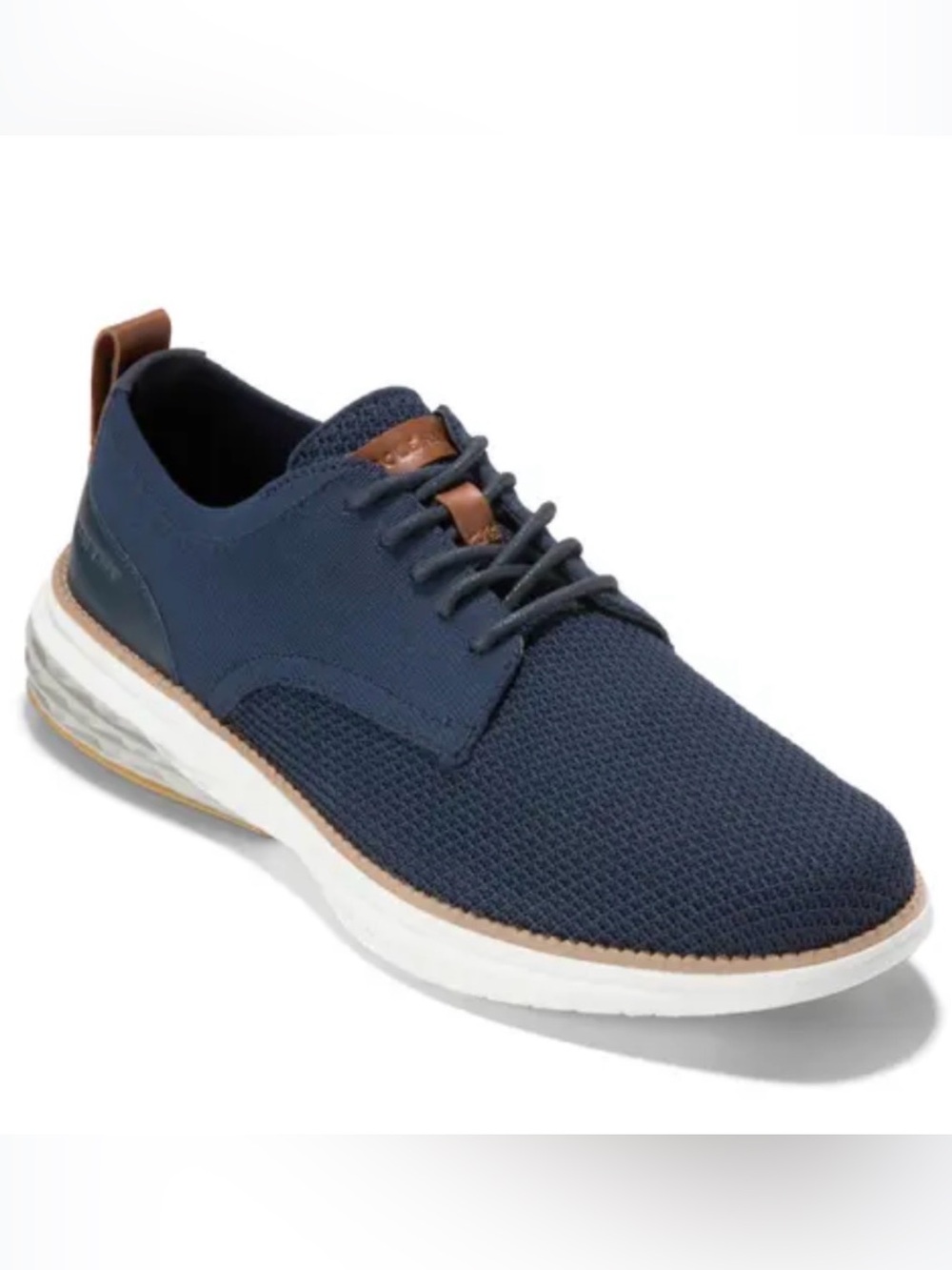 NWT Cole Haan Oxford Plain Hurrion Blue Stitchlite Sneaker Men’s Shoes Lace Up G